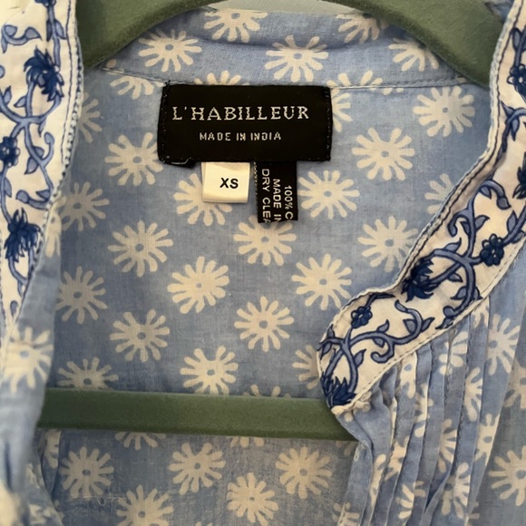 Blue Henley Top︱L’Habilleur - Picture 2 of 4